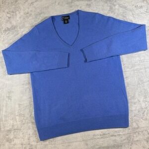 Bloomingdale's 100% Cashmere Sweater | Blue | Medium